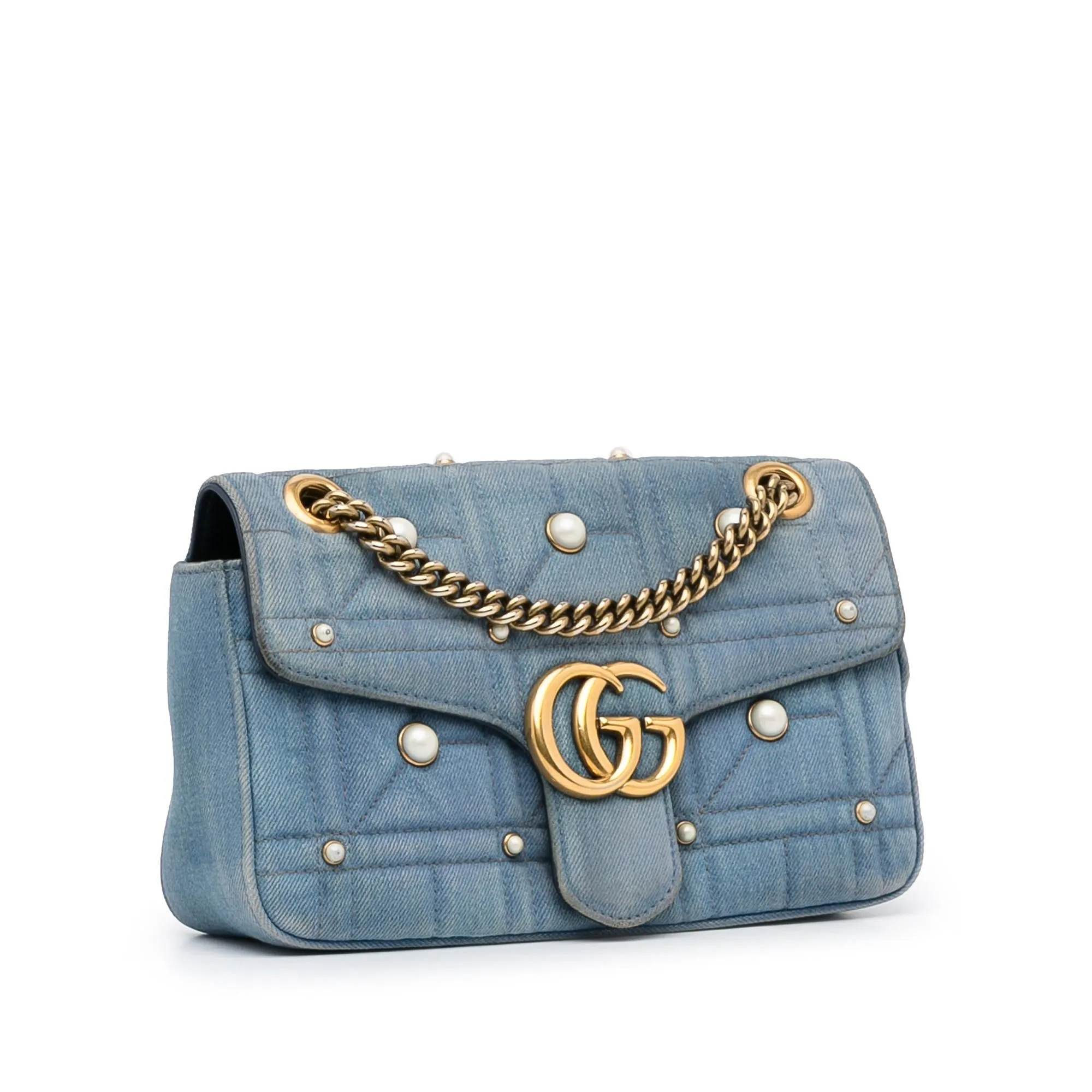 GG Crossbody Quick resolution Pearl Studded Marmont Urgent clearance (SHG-lB59yk) Gucci Matelasse