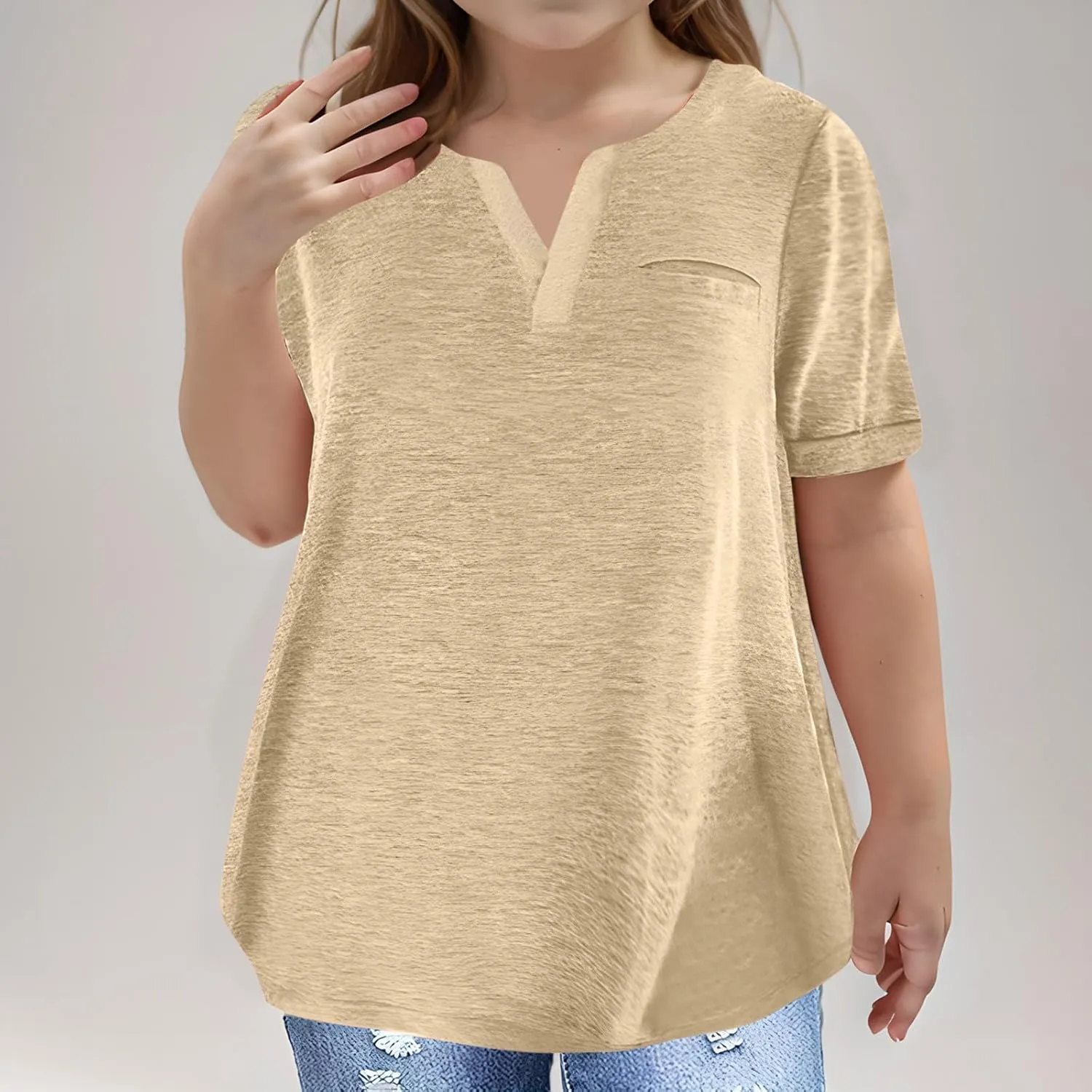 Girls Oversized Long Sleeve Tunic Top Lightweight Cotton Crewneck Casual Loose Fit Daily School Lounge