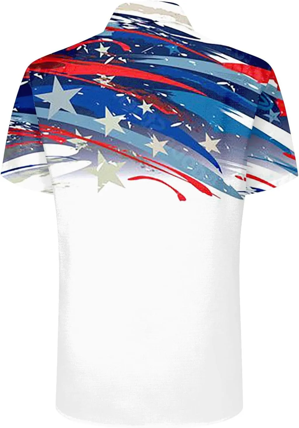 GOKKILRW 4th of July Womens Shirts USA Patriotic Outfits Button Down Short Sleeve Funny Hawaiian T-Shirts Beach Travel Tops
