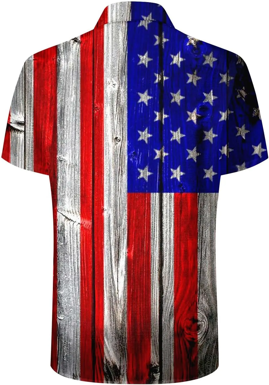 GOKKILRW 4th of July Womens Shirts USA Patriotic Outfits Button Down Short Sleeve Funny Hawaiian T-Shirts Beach Travel Tops