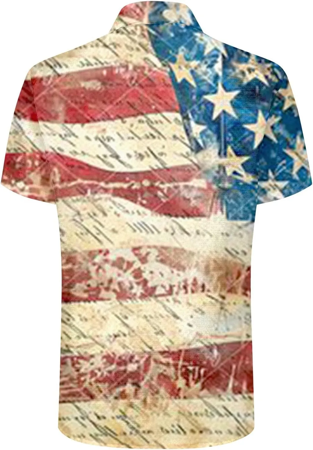 GOKKILRW 4th of July Womens Shirts USA Patriotic Outfits Button Down Short Sleeve Funny Hawaiian T-Shirts Beach Travel Tops