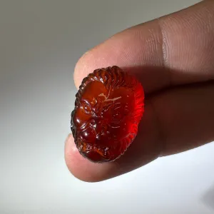 Hand Carved Garnet Monkey King