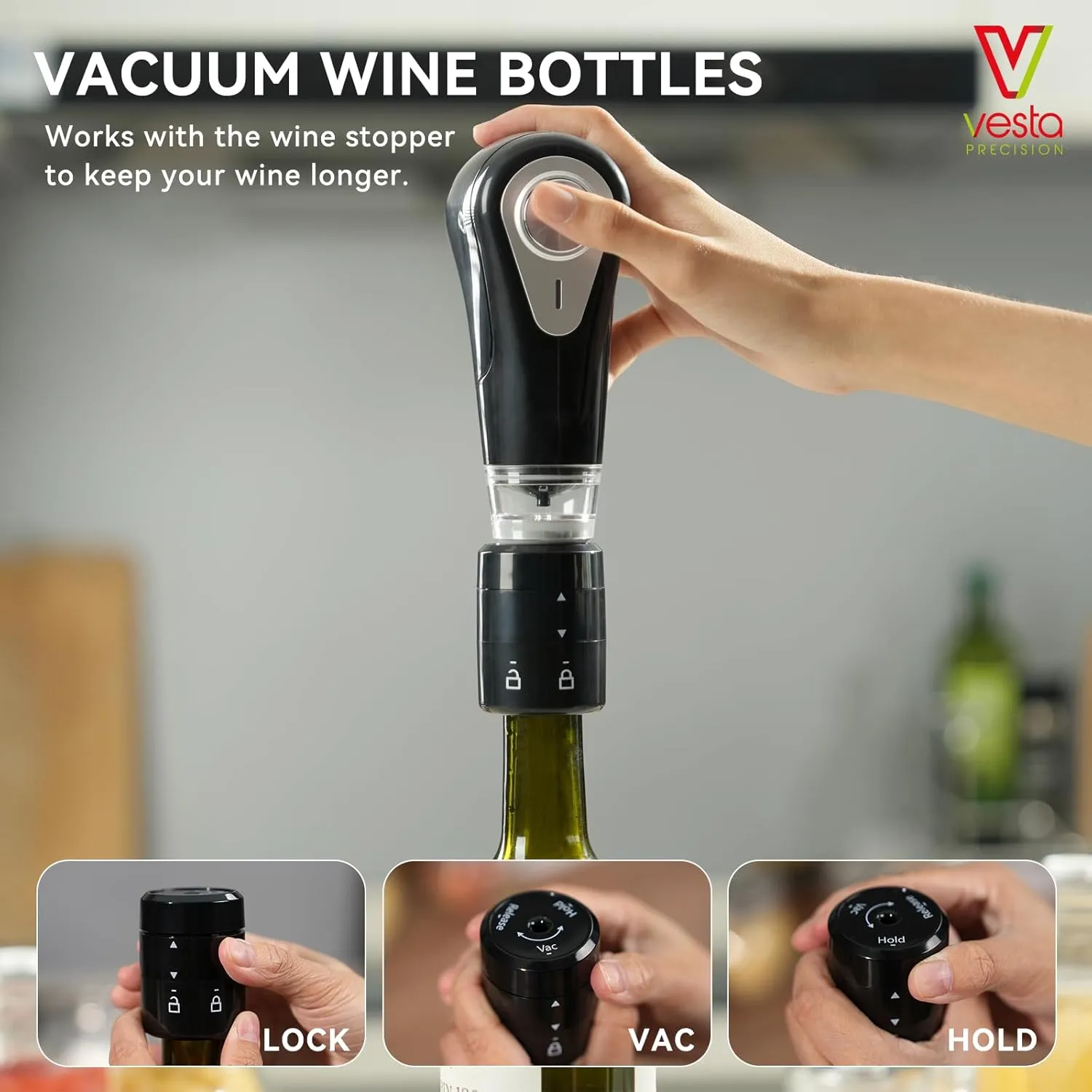 Handheld Vac 'n Seal with Mason Jar Lids