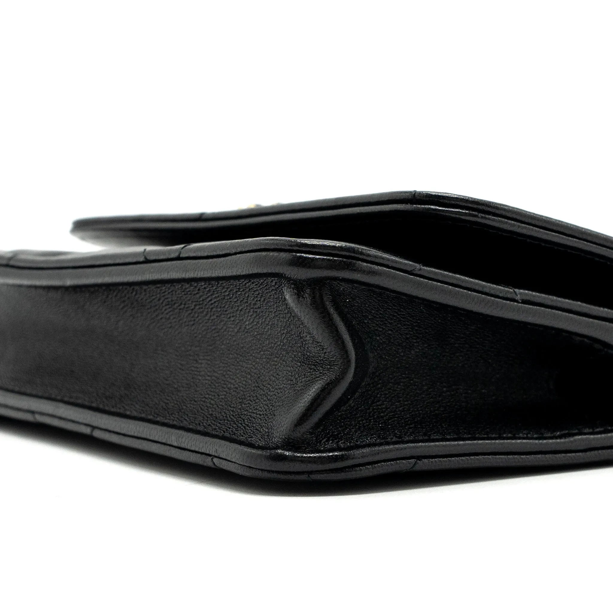 Hardware (microchip) Chanel Multicolour Bargain price Chain High-quality for low cost Mini Black 19 On Wallet Lambskin