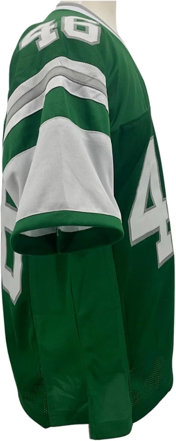 Herman Edwards Jersey Green Philadelphia | Unisex Adult Sizes S-5XL Unsigned Custom Sewn Stitched