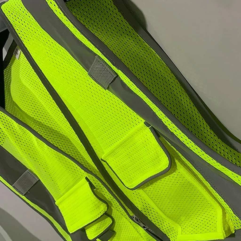 Hi Vis Vests, Reflective Safety Vest High Visibility Breathable Workwear Security Work Reflective Safety Vest