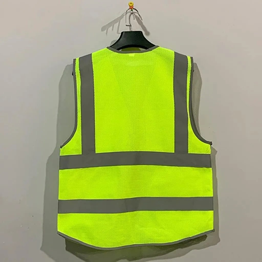 Hi Vis Vests, Reflective Safety Vest High Visibility Breathable Workwear Security Work Reflective Safety Vest