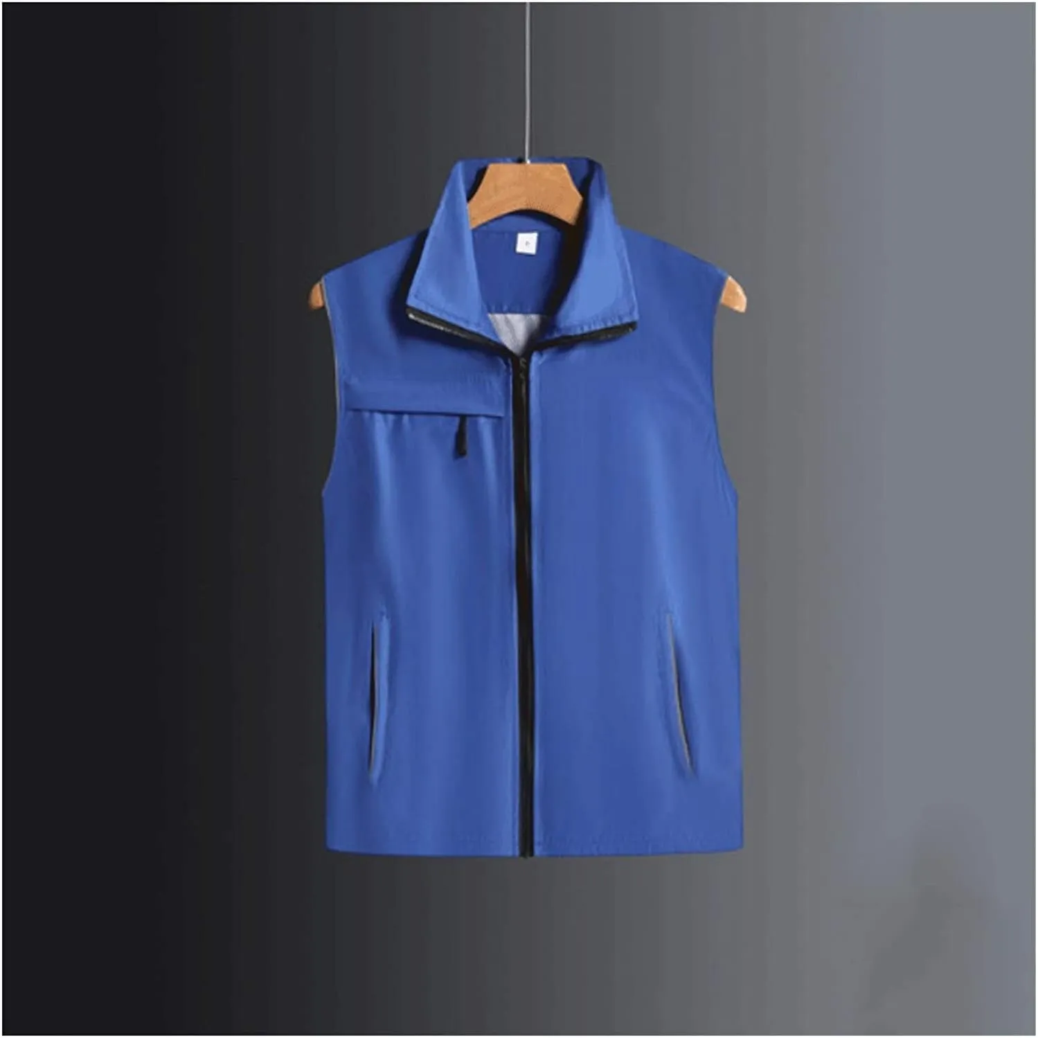 Hi Vis Vests, Volunteer Reflective Clothing, Safety Vest with Pockets and Zipper Activity Vest Reflective Safety Vest