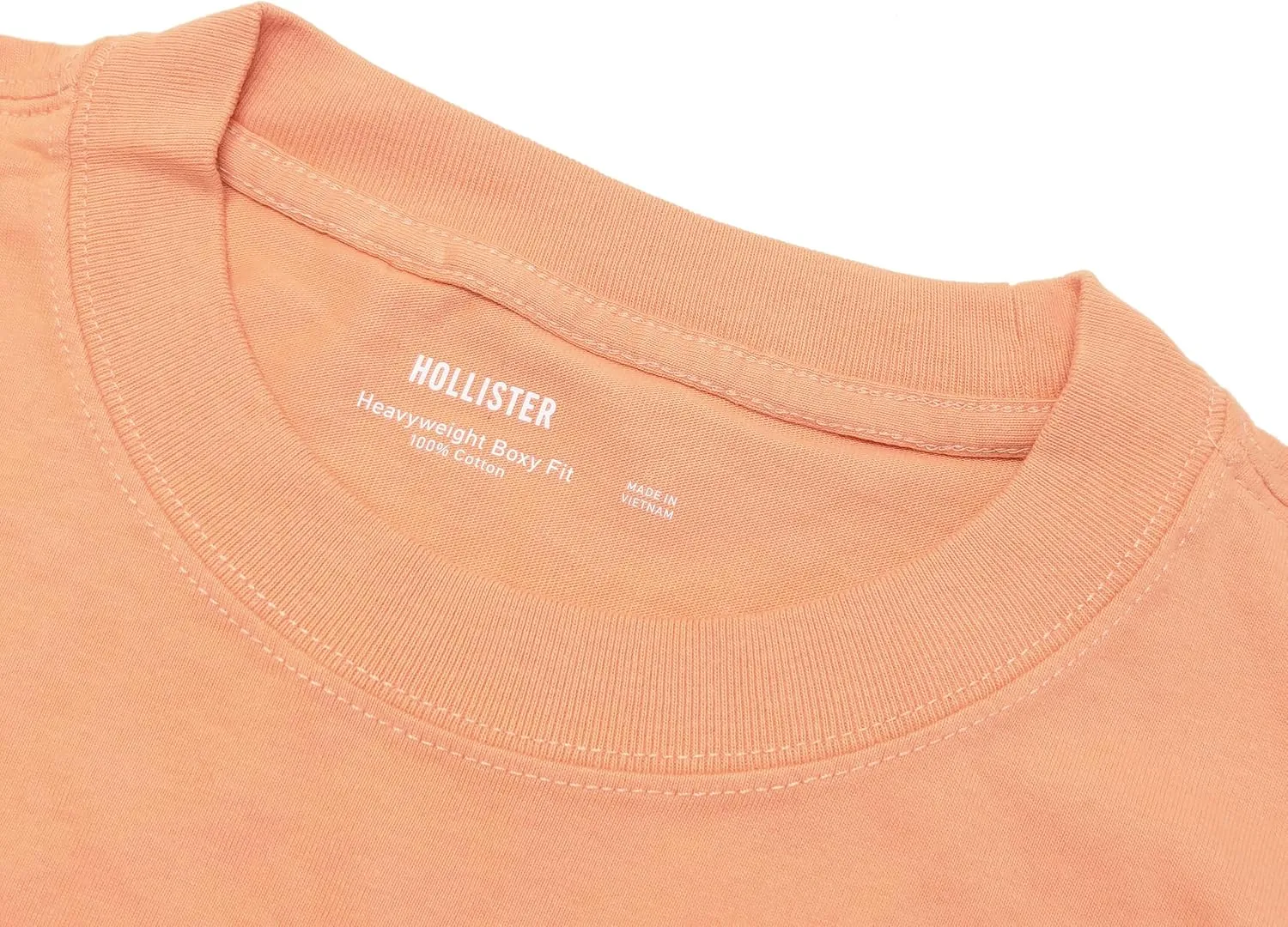 Hollister California Men's Heavyweight Boxy 100% Cotton T-Shirt HOM-0.2