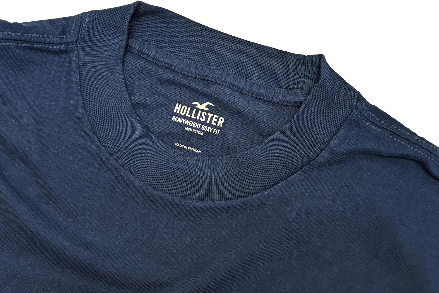 Hollister California Men's Heavyweight Boxy 100% Cotton T-Shirt HOM-0.2