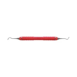 Hu-Friedy S204SC8E2 204S Sickle Scaler, 8 Resin Red Color Handle