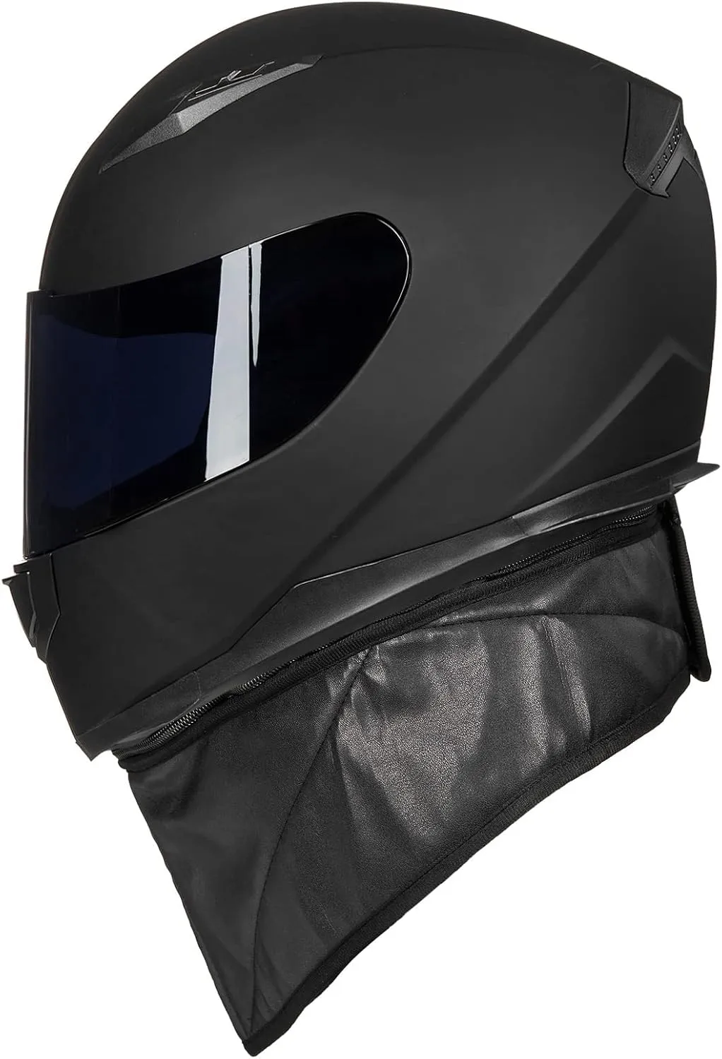 ILM Full Face Motorcycle Street Bike Helmet with Removable Winter Neck Scarf   2 Visors DOT Model-JK313