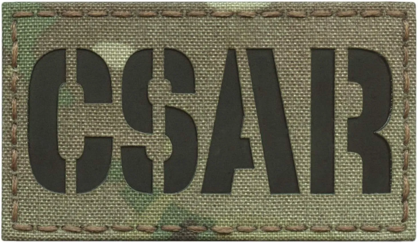 IR Combat Search and Rescue CSAR 2x3.5 SAR USAF Pararescue Touch Fastener Patch (Multicam)