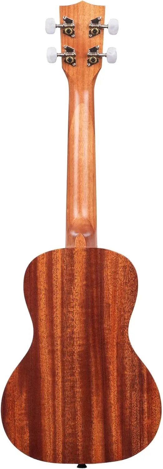 Kala KA-15C Satin Mahogany Concert Ukulele Bundle with Hard Case, Tuner, Strap, Strings, Austin Bazaar Instructional DVD, and Polishing Cloth