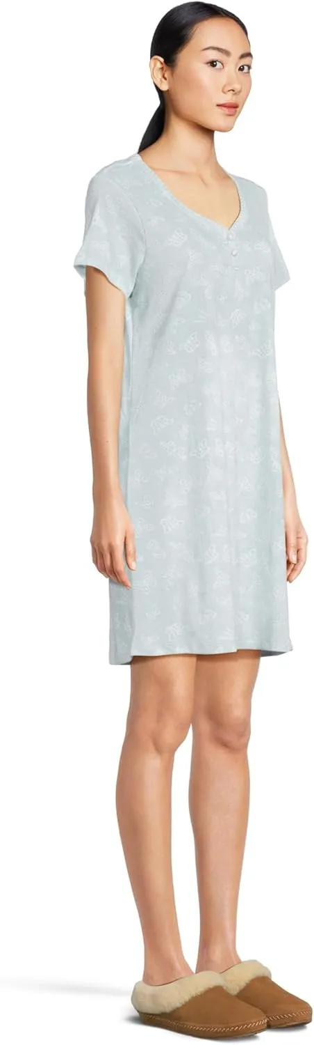 Karen Neuburger Women's Spring Dreams Henley Sleepshirt
