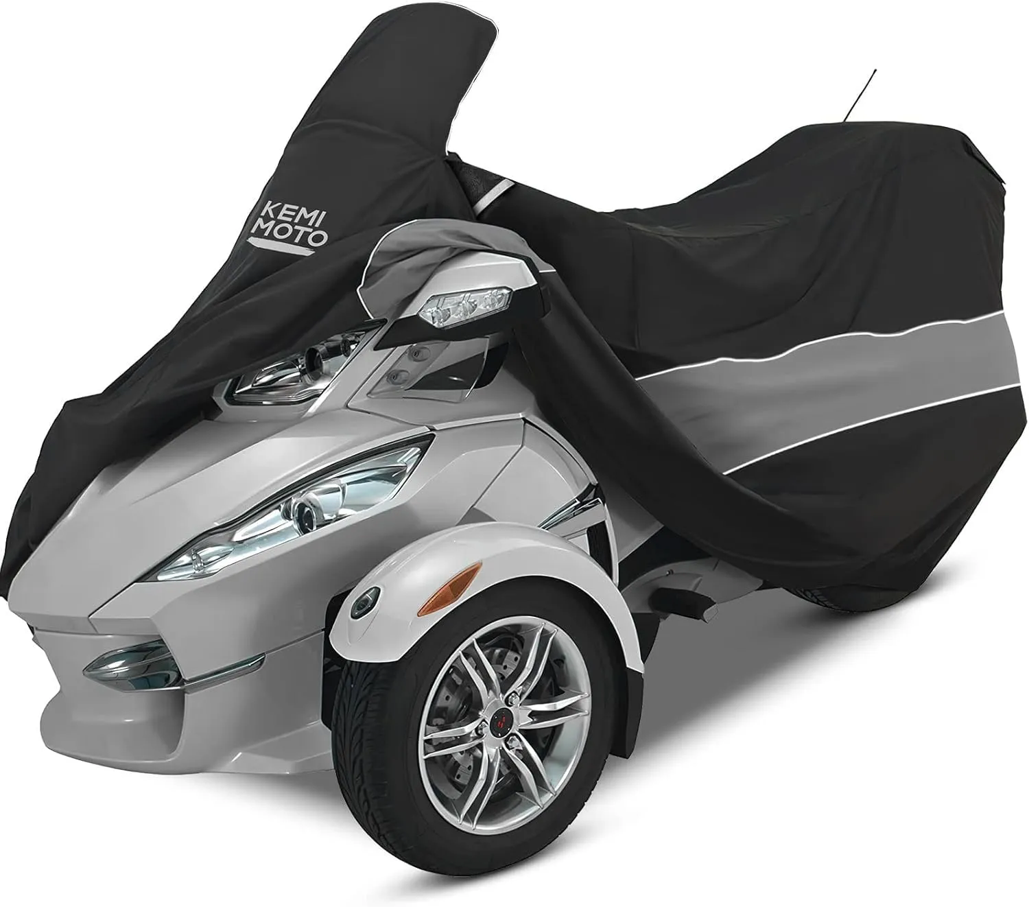 KEMIMOTO RT Cover Compatible with Can-Am Spyder RT/RT Limited 2010-2019 Ungraded 420D Outdoor Protection Windshield Liner Dustproof All Weather Resistant with Ventilation Holes