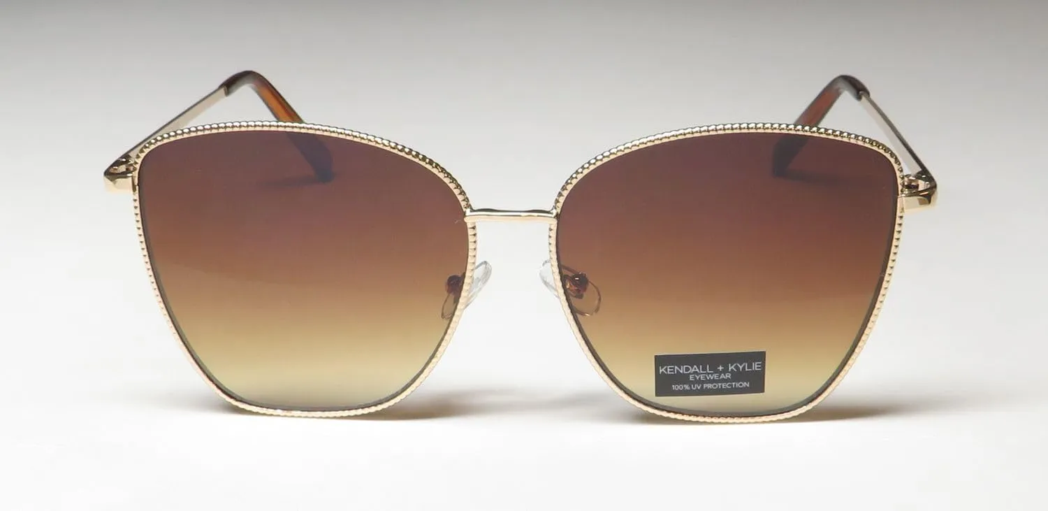 KENDALL   KYLIE Kk4077ce Riley Sunglasses Oversized Lenses Contemporary Eyewear