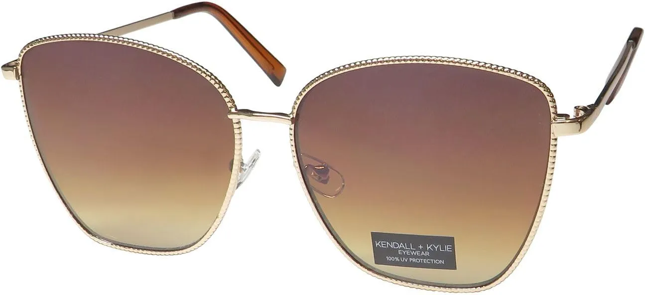 KENDALL   KYLIE Kk4077ce Riley Sunglasses Oversized Lenses Contemporary Eyewear