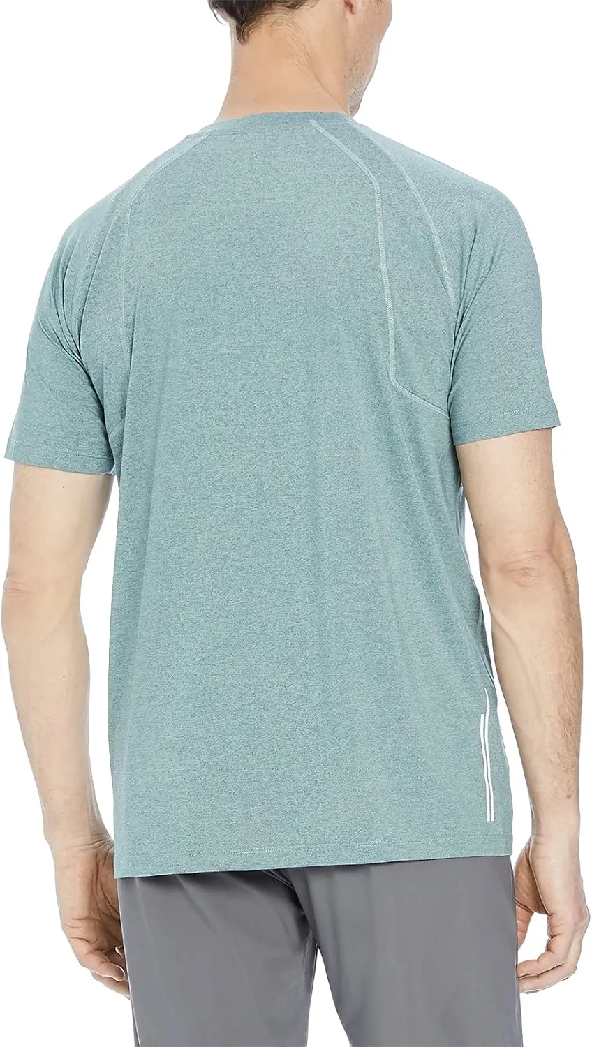 Kenneth Cole Men's Short Sleeve Athletic Raglan Crew Neck Tee