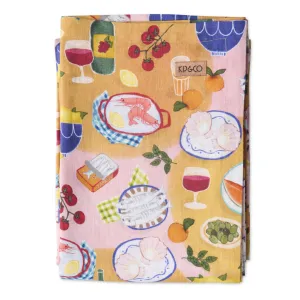 KIP & CO SUPPER LINEN TABLE CLOTH: ROUND