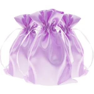 Knitial Brand Lavender Satin Bags Set of 50