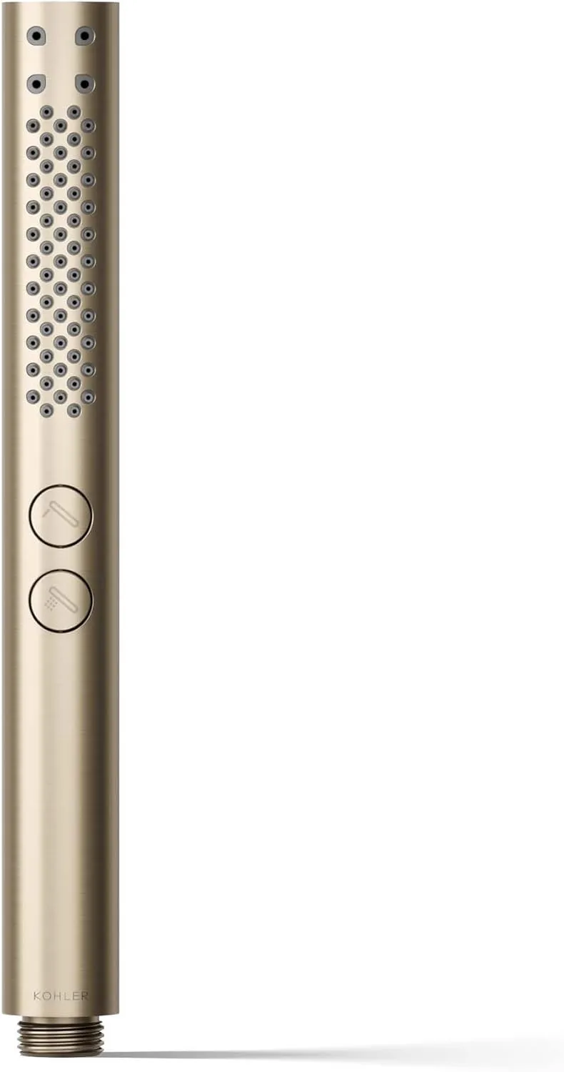 KOHLER 21335-RGD Shift   Round Two-Function Handshower, Handheld Showerhead with 2 Spray Settings, 2.5 GPM, Vibrant Brushed Bronze