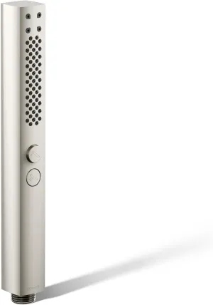 KOHLER 21336-SN Shift   Square Two-Function Handshower, Handheld Showerhead with 2 Spray Settings, 2.5 GPM, Vibrant Polished Nickel