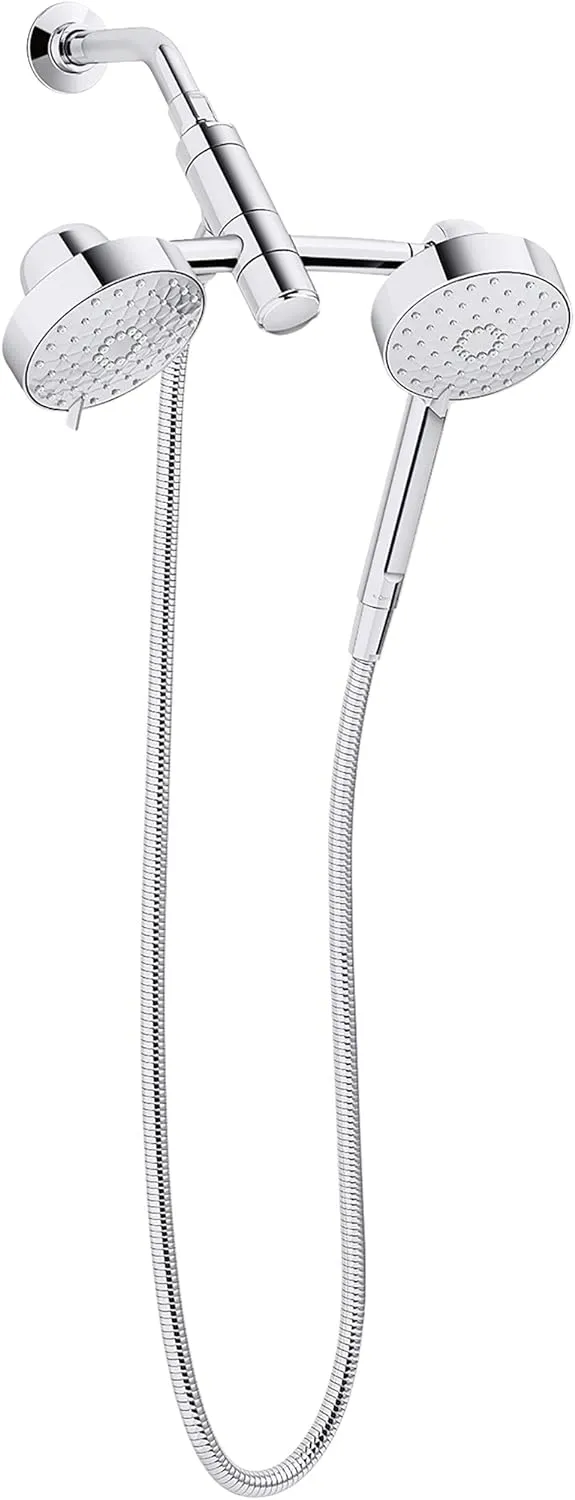 KOHLER 23218-CP Awaken 17 in 1 Multifunction Shower Combo Kit, 2-in-One, Polished Chrome