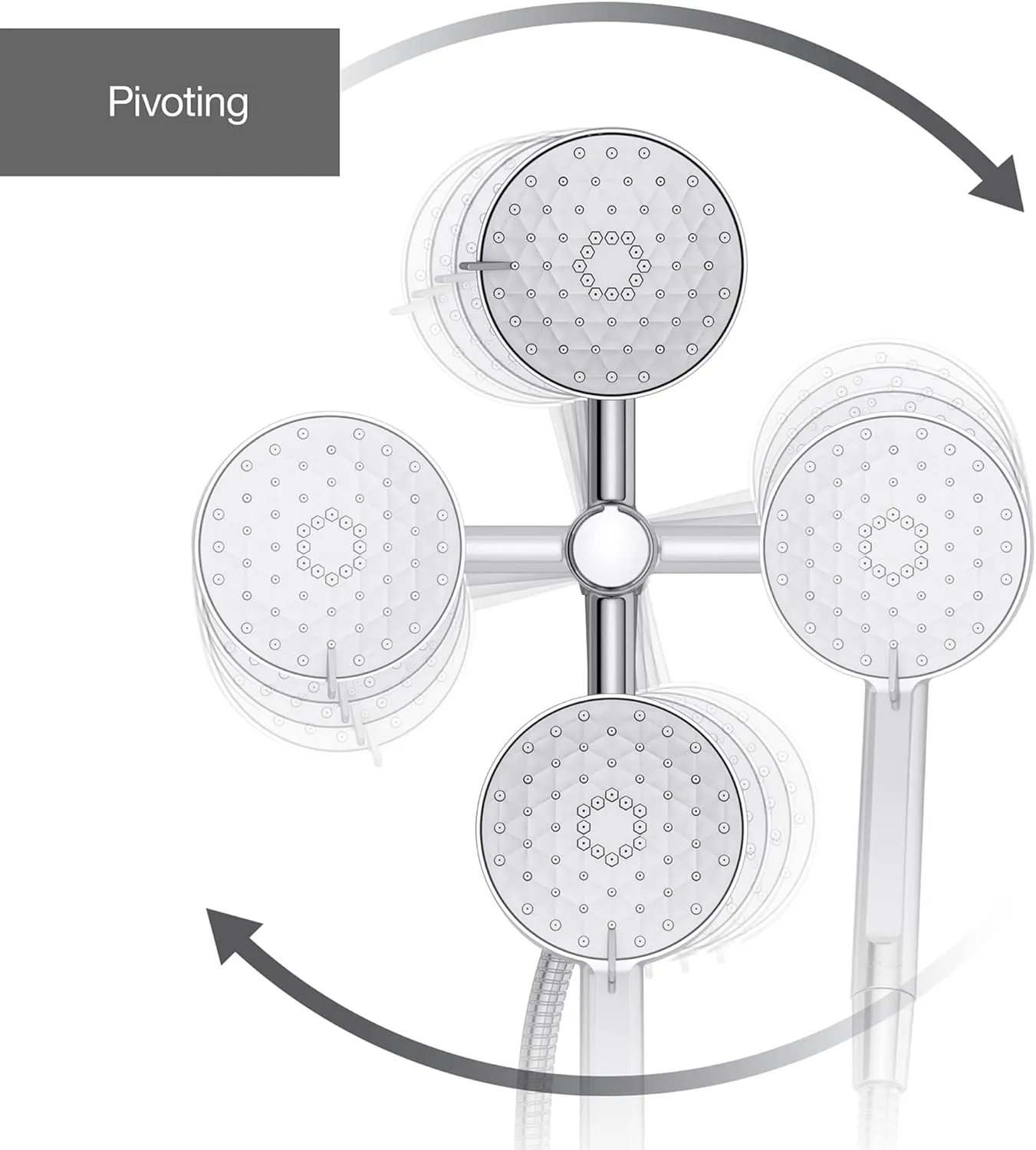 KOHLER 23218-CP Awaken 17 in 1 Multifunction Shower Combo Kit, 2-in-One, Polished Chrome
