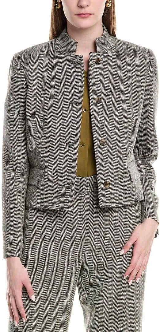 Lex Linen & Wool-Blend Blazer