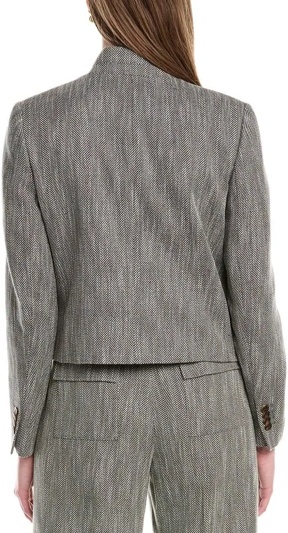 Lex Linen & Wool-Blend Blazer