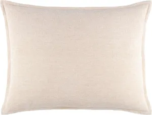Linen Chenille Decorative Pillow Cover, 36" X 28", Neutral