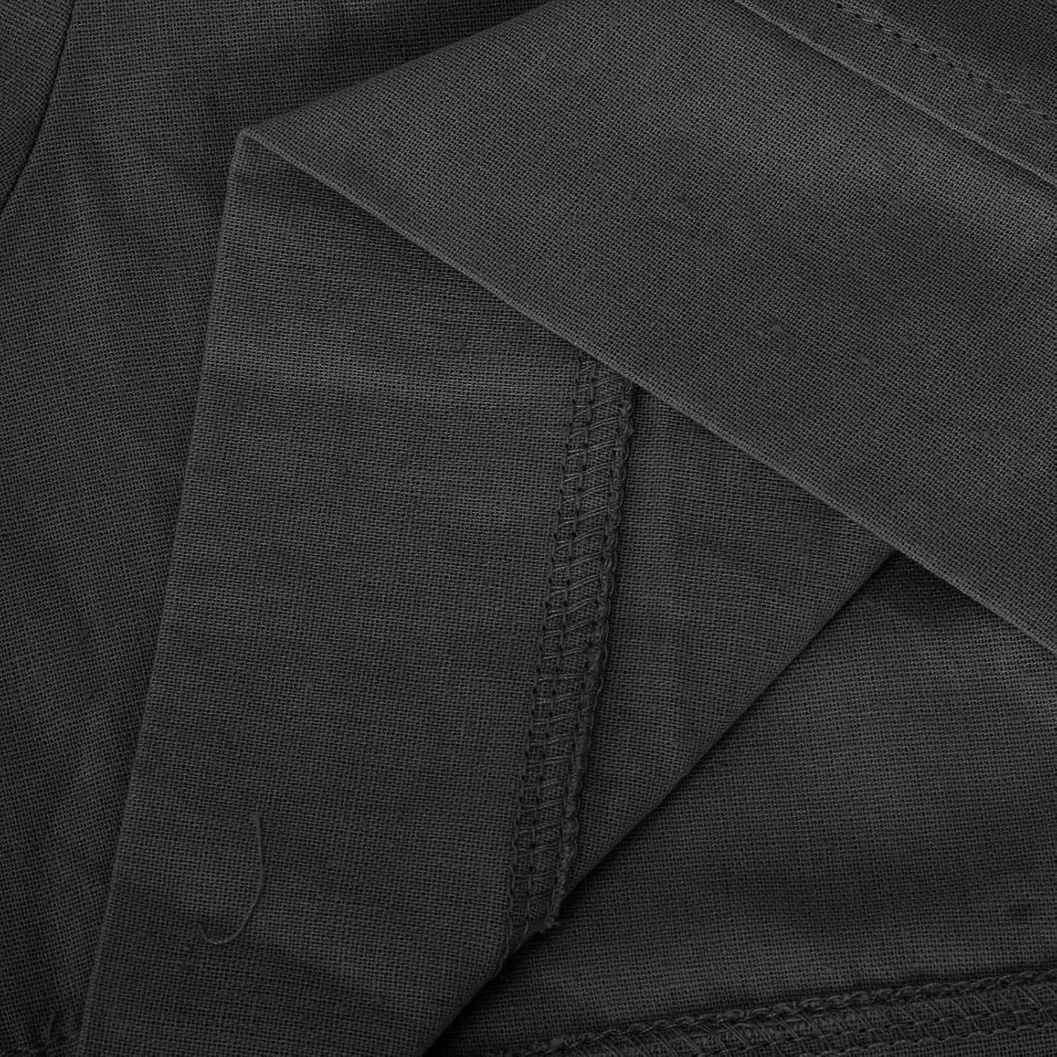 Linen Shorts for Women 2025 High Waisted Elastic Straight Casual Shorts Summer Outdoor Pants with Pockets