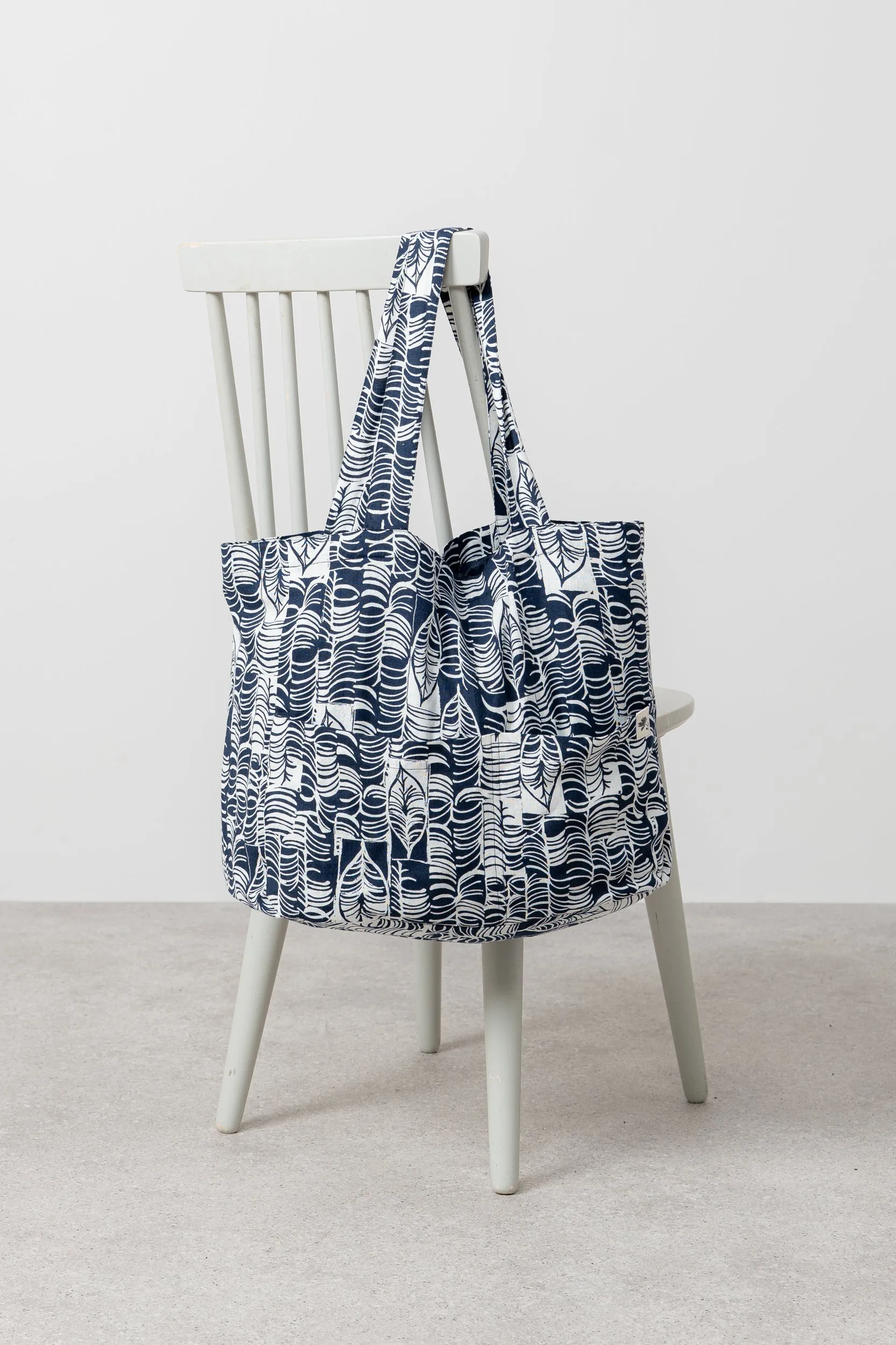 Linen Tote  Bag Birch