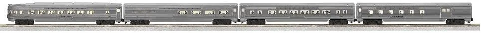 Lionel American Flyer S Gauge Southern Passenger CAR 4 Pack Set 2219450