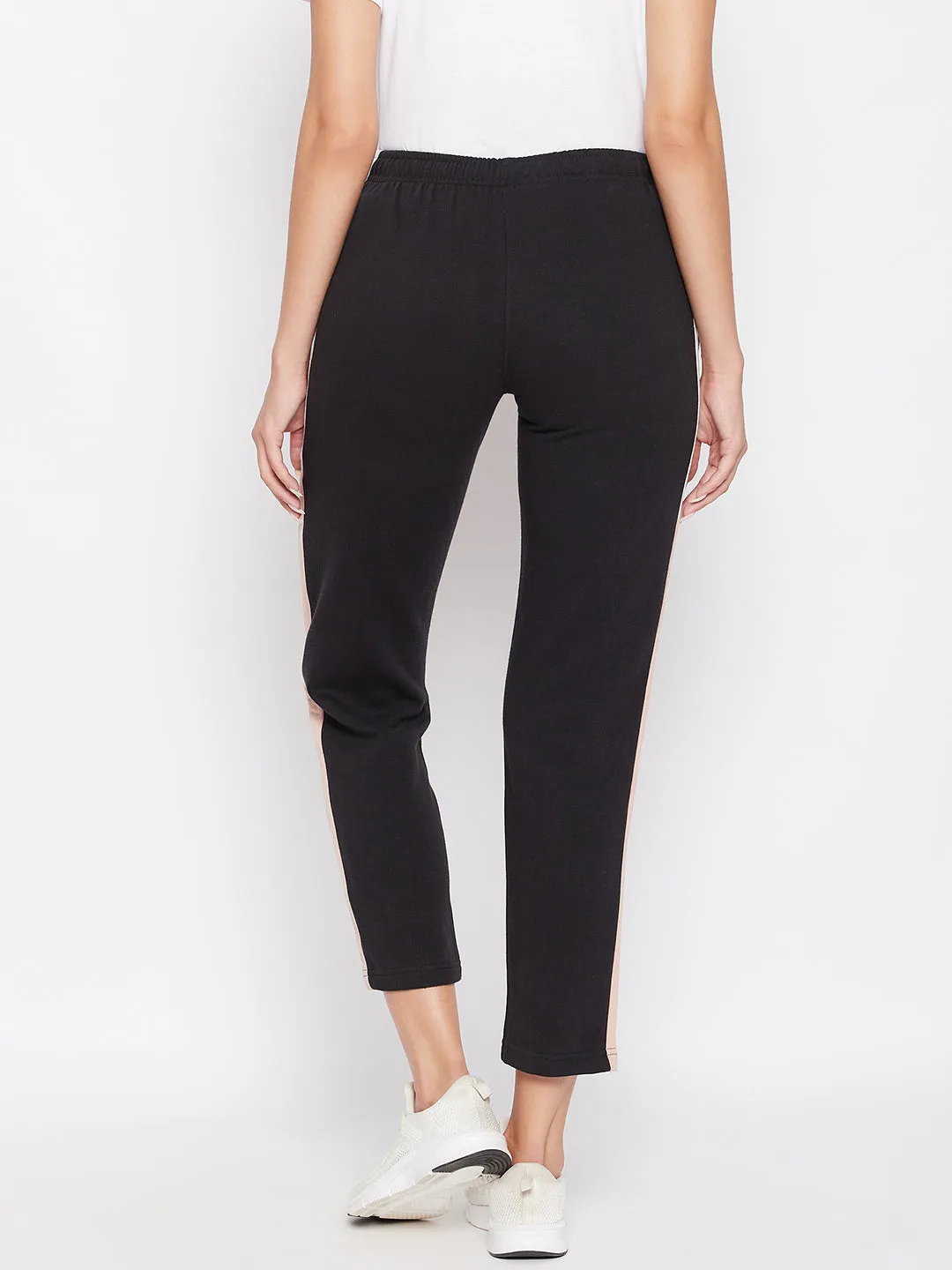 Livfree Women's Color Blocked Trackpants - Black