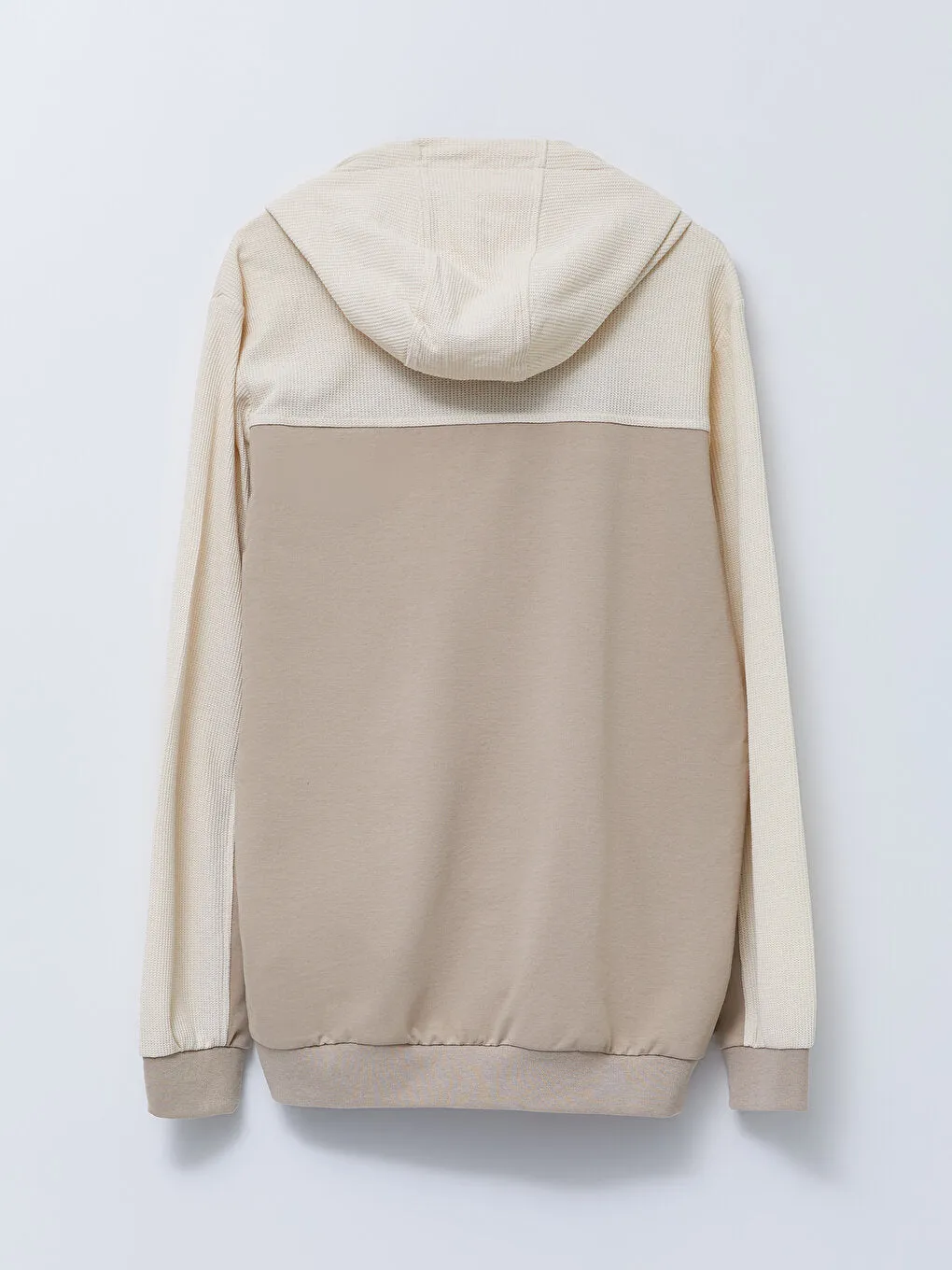 Long Sleeve Color Blocked Men's Hoodie
