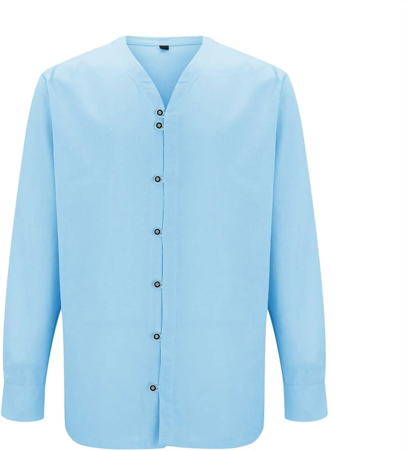 Long Sleeve Cotton Linen Shirt for Men Lightweight Breathable Casual Travel Tops Muscle Fit Combat Fashion Button Down Shirts