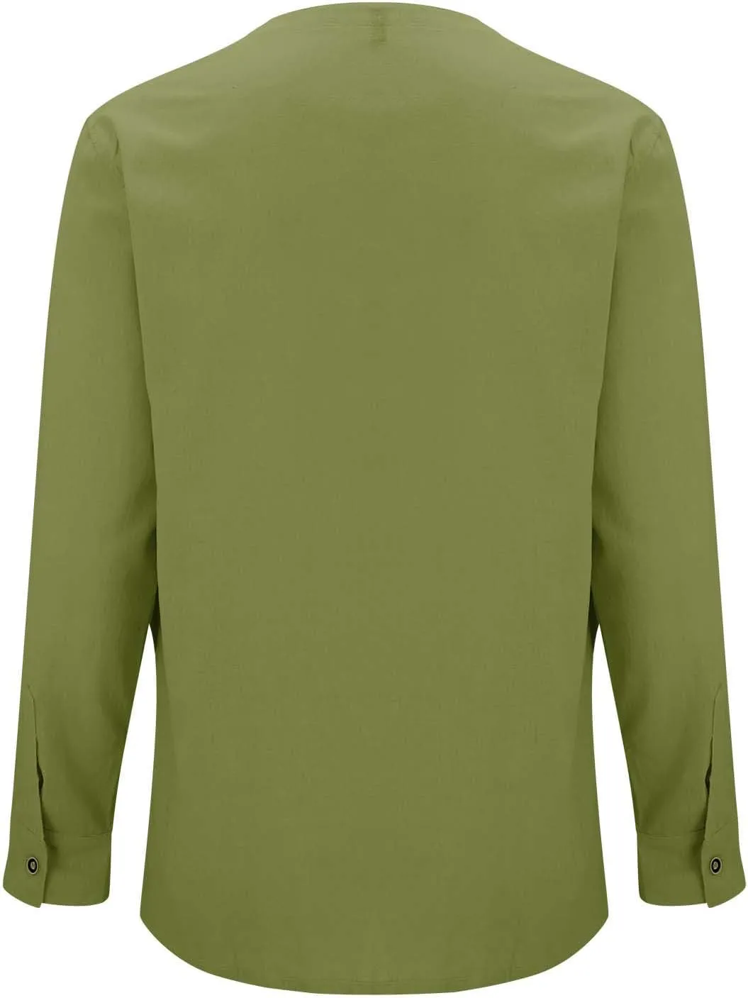 Long Sleeve Cotton Linen Shirt for Men Lightweight Breathable Casual Travel Tops Muscle Fit Combat Fashion Button Down Shirts