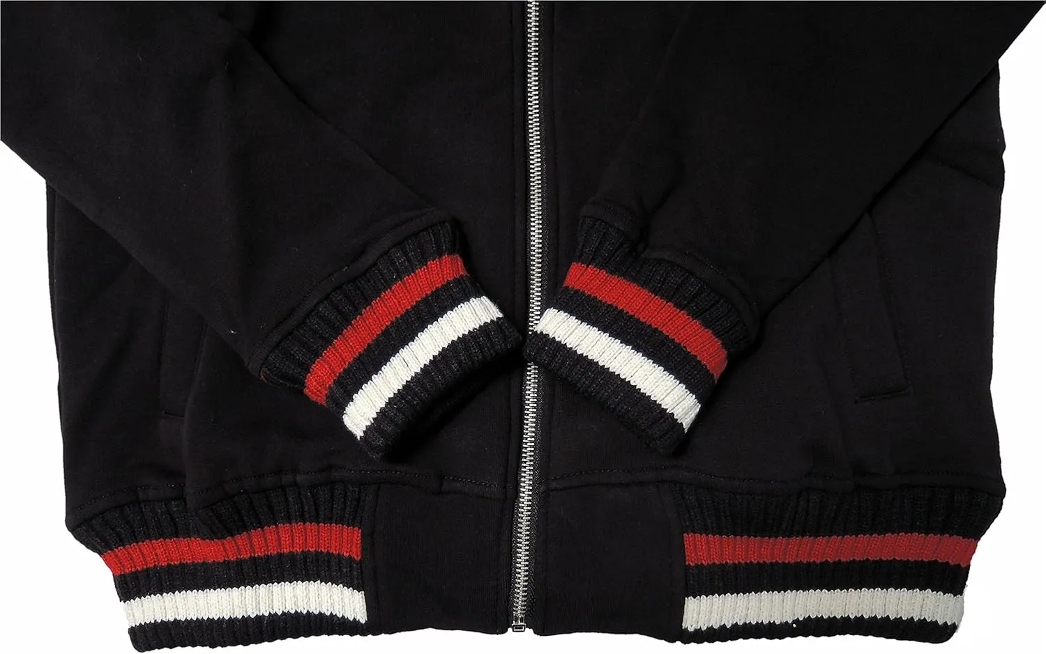 Lonsdale Dover Black Zip Jacket Sweatshirt Regular Fit