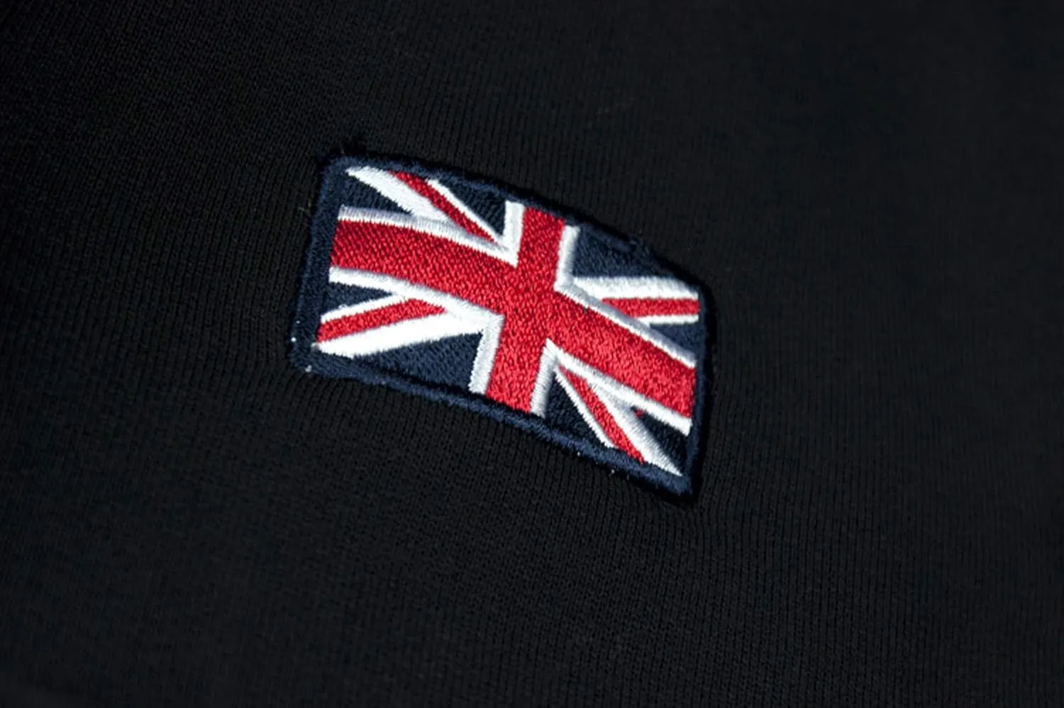 Lonsdale Dover Black Zip Jacket Sweatshirt Regular Fit