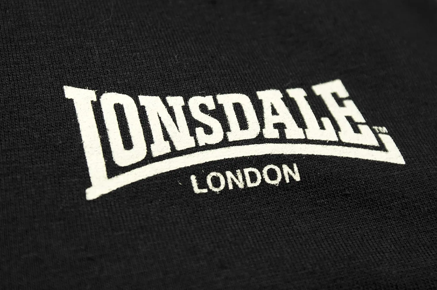 Lonsdale Men´s Regular Fit Black Against Racism & Hate T-Shirt (Large (L))