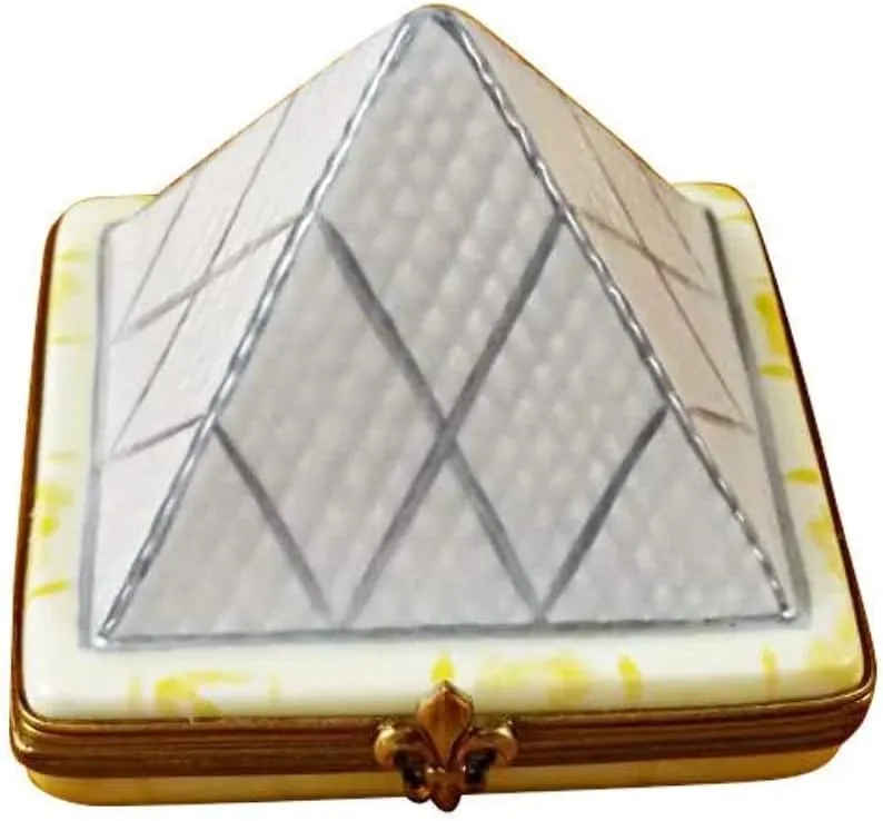 Louvre Pyramid Limoges Box
