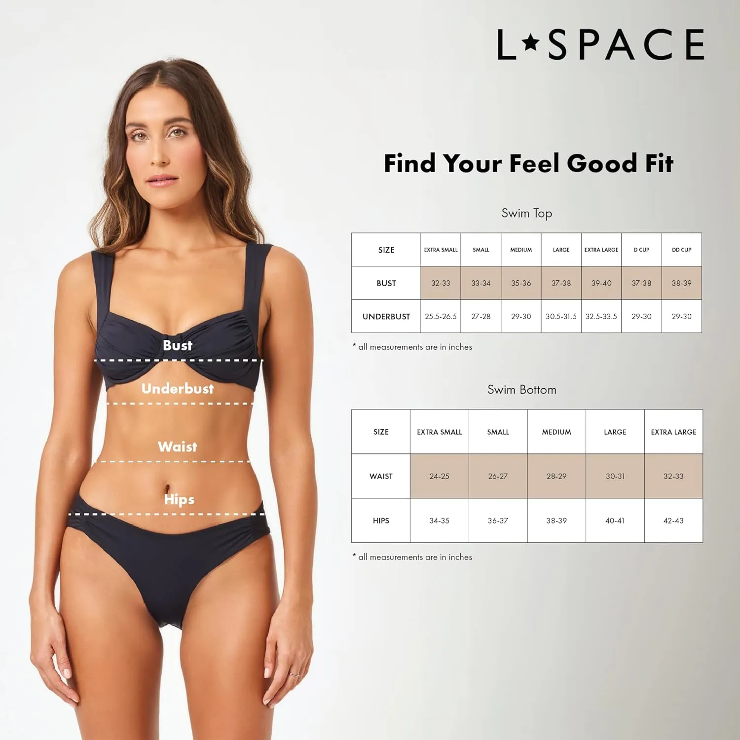 L*Space Ribbed Mackenzie Bikini Bottom