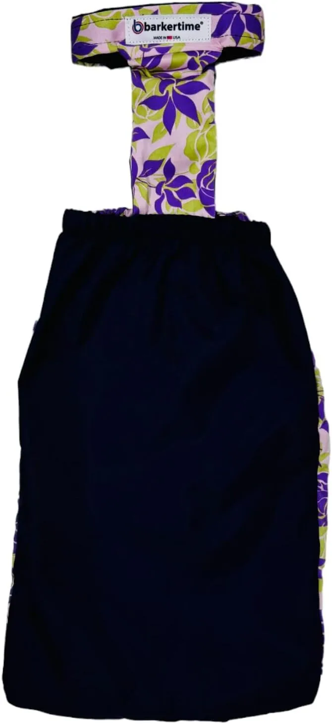 Made in USA - Lavender Leaf Symphony Dog Drag Bag, L for Paralyzed Pets