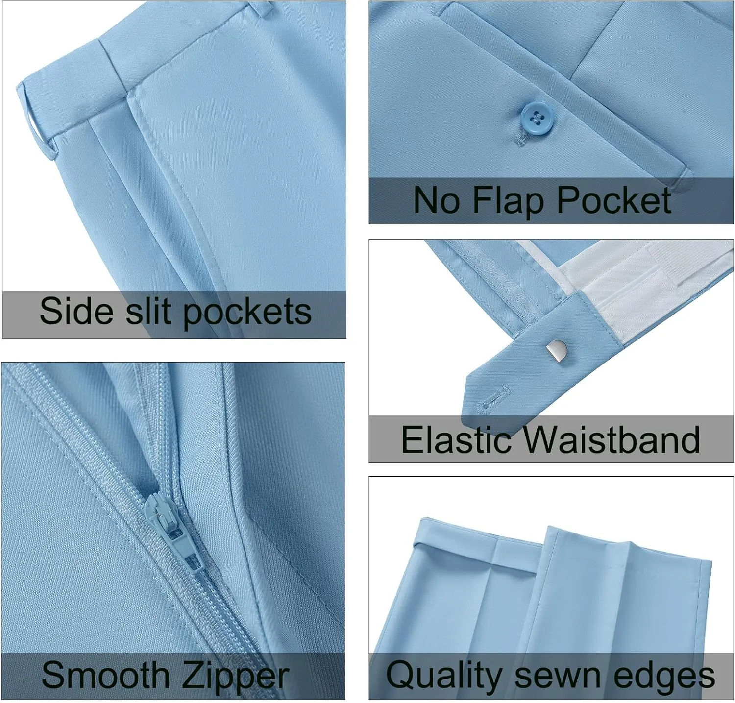 MAGE MALE Mens 2 Pieces Tuxedo Shawl Lapel Slim Fit One Button Color Clashing Design Suit Wedding Blazer Jacket and Pants Set