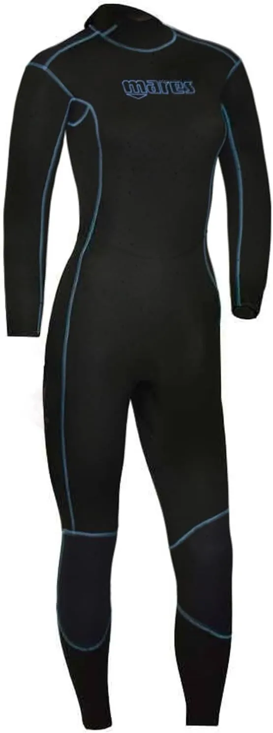 MARES Women's M-Flex 2.5mm Scuba Diving Neoprene One Piece Full Wetsuit for Temperate Water