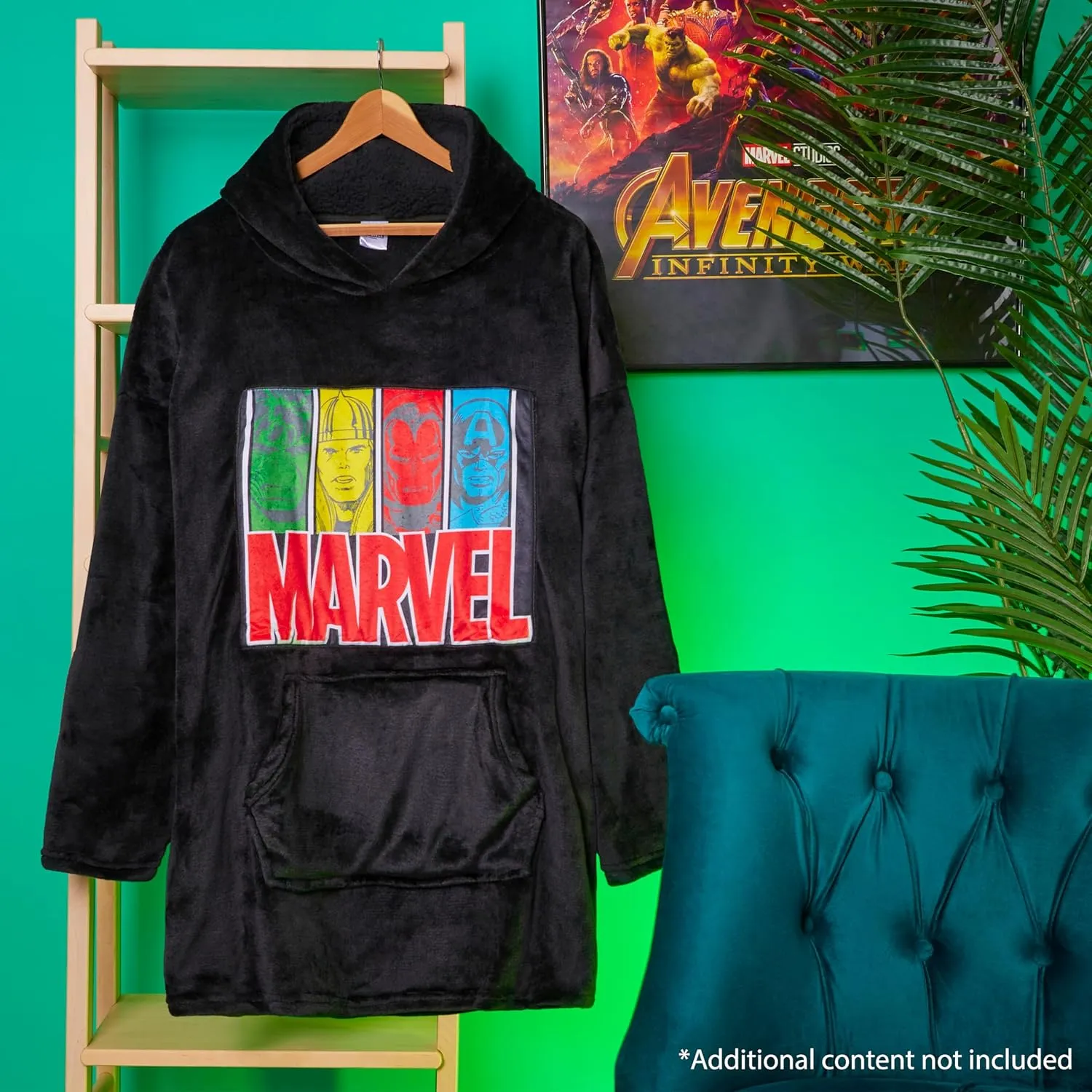 Marvel Blanket Hoodie,Soft and Comfortable Oversized Hoodie for Men and Women,Trendy Wearable Blanket Adults & Teens Can Wear
