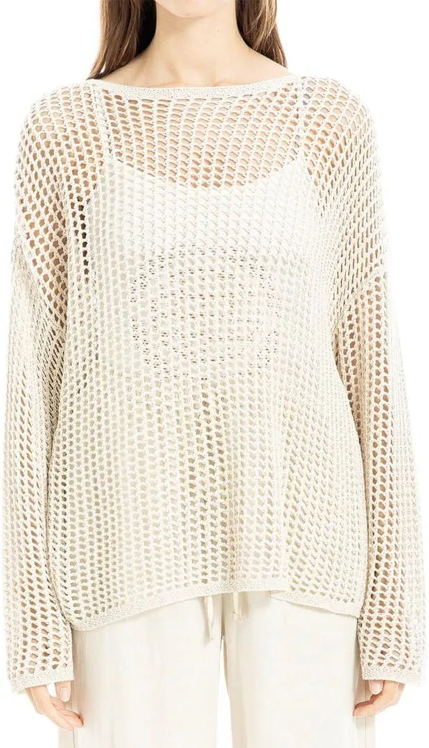 Max Studio Linen-Blend Cardigan