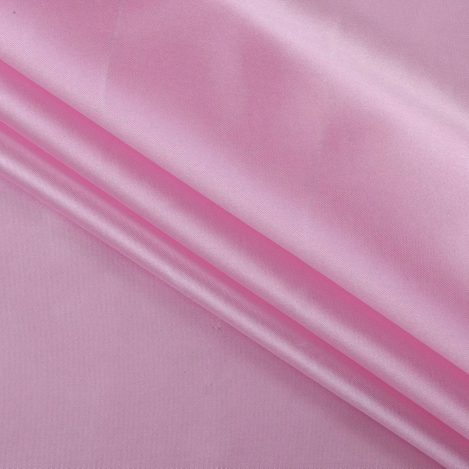 MDS Pack of 5 Yard Charmeuse Satin Fabric for Wedding Arch Drapery Panel Party Event Banquet Decoration Home Curtain Dress DIY Crafts Costumes Apparel Bridal Silky Sateen 44" Wide - Pink